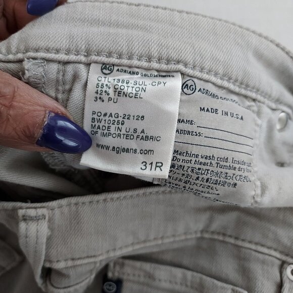 Adriano Goldschmied Gray Super Skinny Legging Ankle Jeans - Picture 10 of 11